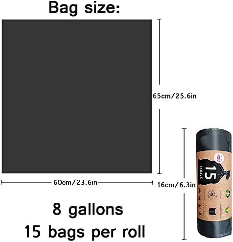 Bolsas de Baño Portátiles, 30 Piezas, Bolsas de Basura Compostables de 8 Galones, Forro para Cubeta de 5 Galones, Ideal para Camping y Viajes en Auto - imagen 4