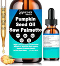 Aceite de Semilla de Calabaza con Extracto de Saw Palmetto - Gotas Líquidas que Apoyan el Crecimiento del Cabello, Salud Prostática y Urinaria | - imagen 1
