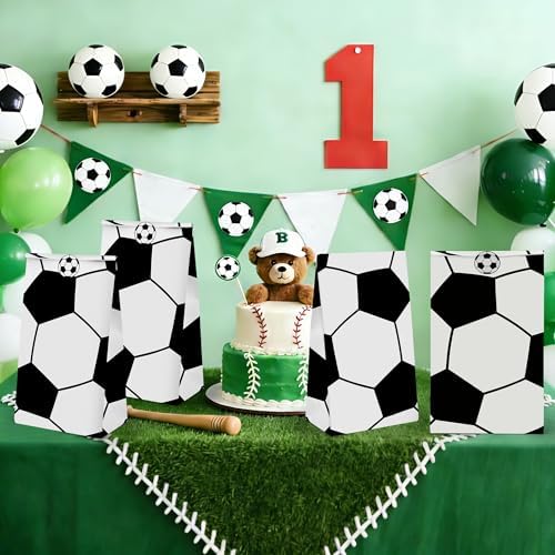 Bolsa de Regalo de Fútbol Peony Man 24 Piezas con Stickers, Bolsa de Golosinas para Fiesta Temática de Deportes, Suministros para Cumpleaños y Eventos - imagen 5