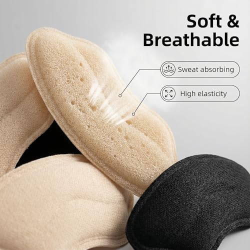Plantillas Antideslizantes THSTOIC para Zapatos Grandes (4 Pares), Cojines y Protectores Adhesivos para Talones, Ideal para Botas, Zapatillas y Flats - imagen 3