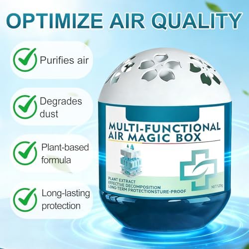 Caja Mágica Purificadora de Aire Interior, Multi-Funcional, Recolección Automática de Polvo para Hogar, Fórmula de Extracto de Plantas (120g) - imagen 3