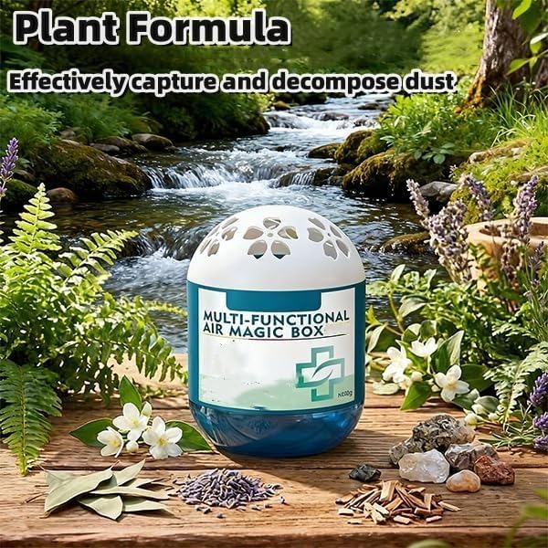 Caja Mágica Purificadora de Aire Interior, Multi-Funcional, Recolección Automática de Polvo para Hogar, Fórmula de Extracto de Plantas (120g) - imagen 4