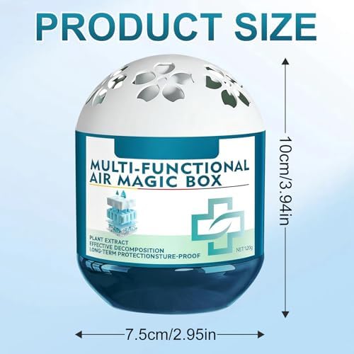 Caja Mágica Purificadora de Aire Interior, Multi-Funcional, Recolección Automática de Polvo para Hogar, Fórmula de Extracto de Plantas (120g) - imagen 6