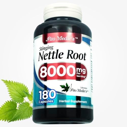 FITOMEDIC'S Lab - Raíz de Ortiga, 180 Cápsulas - Extracto Puro de Ortiga, Suplemento Natural - imagen 2