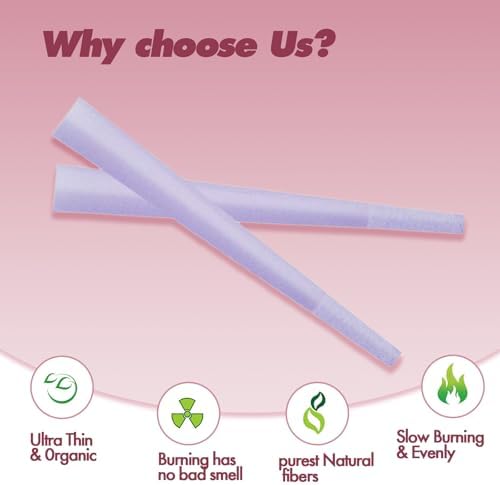 MUFSTILL 100 Piezas de Conos de Papel de Fumar Coloridos 108 MM | Conos Preenrollados Natural King Size con Cargador y Palitos de Empaque - imagen 5