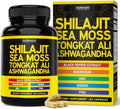 Suplemento de Shilajit para Hombres y Mujeres con Musgo Marino, Ashwagandha, Tongkat Ali, Boro, Zinc, PQQ, Pimienta Negra y Magnesio - Ácido Fulvico - imagen 1