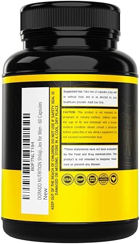 Suplemento de Shilajit para Hombres y Mujeres con Musgo Marino, Ashwagandha, Tongkat Ali, Boro, Zinc, PQQ, Pimienta Negra y Magnesio - Ácido Fulvico - imagen 3