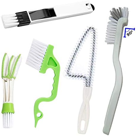 Juego de 5 Cepillos de Limpieza para Rincones, Cepillo Duro para Juntas, Ventanas, Azulejos, Esquinas de Fregadero y Grietas - imagen 1