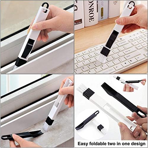 Juego de 5 Cepillos de Limpieza para Rincones, Cepillo Duro para Juntas, Ventanas, Azulejos, Esquinas de Fregadero y Grietas - imagen 4