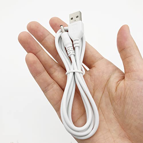 Cargador de Repuesto PDEEY para Cepillo de Dientes Eléctrico Aquasonic Icon, Bitvae D2/S2, C2, Cable USB DC de 5 FT, Color Blanco - imagen 6