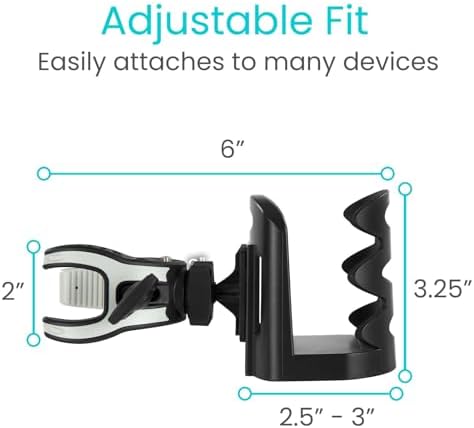 Soporte para Taza Vive para Andador, Silla de Ruedas, Accesorios, Carriola, Adultos, Bicicleta, Barco, Escritorio, Scooter de Movilidad - Soporte de - imagen 3