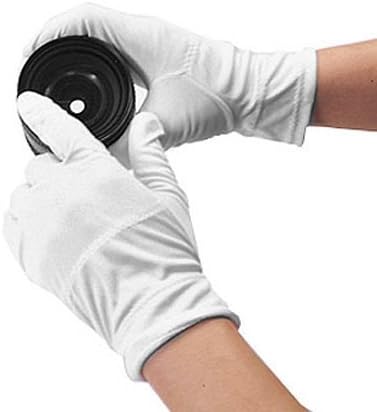 Guantes de Microfibra Matin (Blancos) a Prueba de Huellas Dactilares para Lentes, Óptica y Joyería - imagen 1