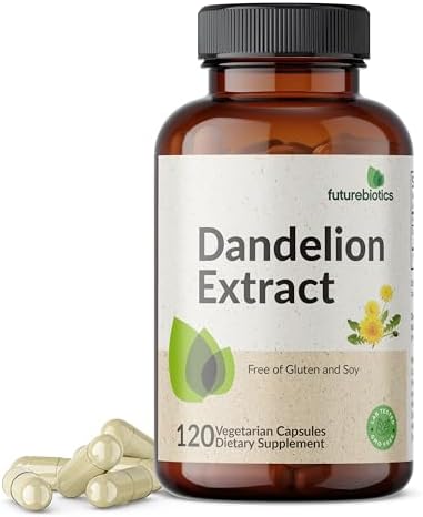 Extracto de Diente de León Futurebiotics, Hierba Diurética Tradicional, No GMO, 120 Cápsulas Vegetarianas - imagen 1