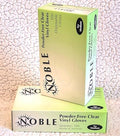 Guantes Desechables de Vinil Noble Products, 100 Pzs, Sin Látex, Sin Polvo, Transparentes, para Limpieza, Cocina y Belleza (Medianos) - imagen 1