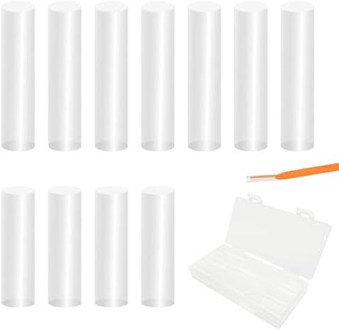 Kit de Reparación de Aglets YQSLBULKY para Cintas de Zapatos, 50 Piezas de Puntas Termocontraíbles para Tenis, Tapones de Cinta para DIY, Reemplazo - imagen 1
