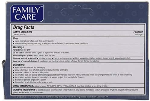 Crema Antifúngica Clotrimazol 1% USP Family Care, 2 Pk. - imagen 2