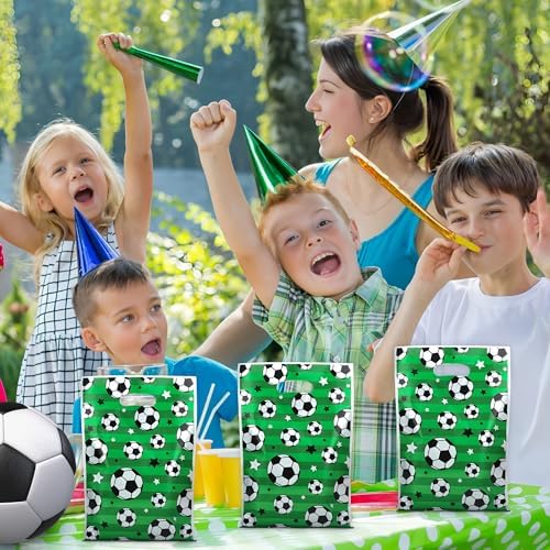 Bolsas de Regalo de Fútbol Peony Man 60 PCS - Bolsas de Plástico para Fiesta, Dulces y Sorpresas para Eventos Deportivos y Cumpleaños - imagen 7