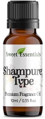 Aceite Aromático Shampure Type de 10ml (0.35fl oz) - Fragancia Premium para Difusores, Jabones, Aromaterapia y Más por Sweet Essentials - imagen 1