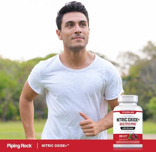 Cápsulas de Raíz de Remolacha Fitness Labs Nitric Oxide | Con Nitratos | 120 Contenido | Precursor de Óxido Nítrico | Beetfit Pro | Suplemento - imagen 6