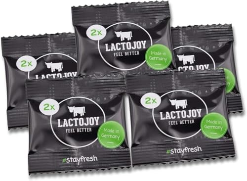 LactoJoy Pastillas de Lactasa | Enzimas Potentes para Intolerancia a la Lactosa | Mejora la Digestión | Sin Dióxido de Silicio ni Sabores - imagen 1