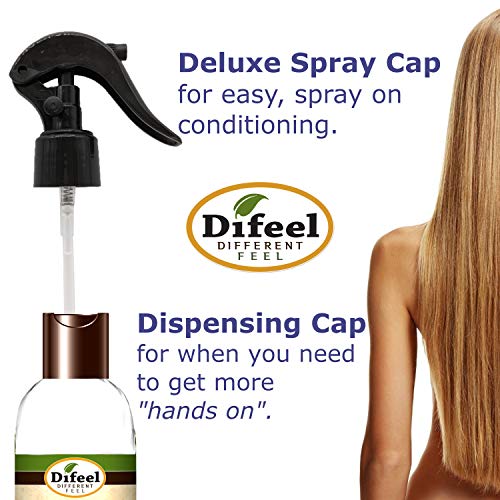 Tratamiento Acondicionador Difeel Pro-Growth con Biotina sin Enjuague 6 oz. con Spray y Tapón Dosificador - imagen 2