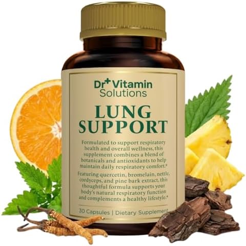 Desintoxicación Pulmonar para Fumadores, Limpieza 10 en 1 con Hoja de Mullein, Vitamina C, Butterbur y Quercetina - Suplemento para Salud - imagen 1
