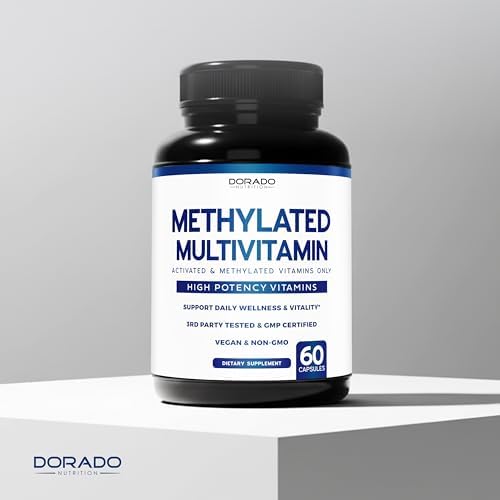 Multivitamínico Metilado (Vitaminas Metiladas y Activadas - Complejo B Metilado con Trimetilglicina (TMG) y Metilfolato) - Suplemento MTHFR Sin OGM y - imagen 5