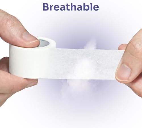 Cinta Quirúrgica Conkote de Papel, 4 Rollos, 1 x 10 Yardas, Cinta Médica para Cuidado de Heridas, Libre de Látex y Hipoalergénica - imagen 3