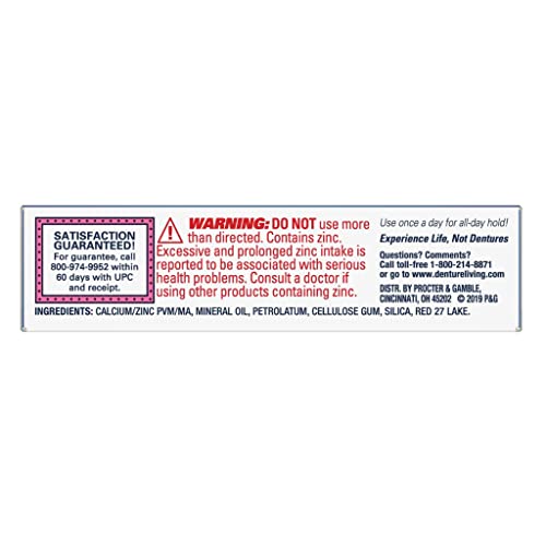 Crema Adhesiva para Dentaduras Fixodent Secure, 0.6 oz (Paquete de 2) - imagen 3