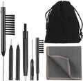 Kit de Limpieza para Audífonos de 7 Piezas, Cepillo Limpiador con Imán y Bolsa de Terciopelo - imagen 1