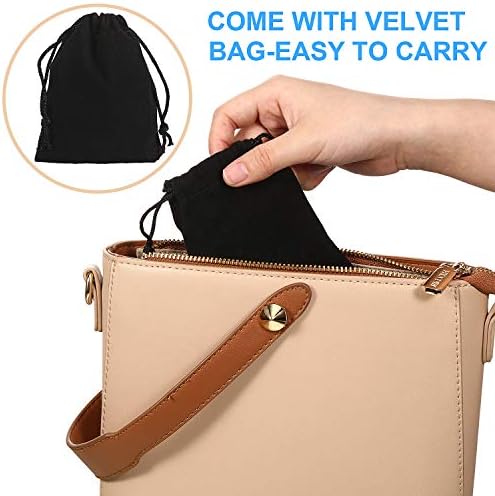 Kit de Limpieza para Audífonos de 7 Piezas, Cepillo Limpiador con Imán y Bolsa de Terciopelo - imagen 4