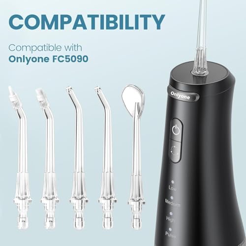 Cabezas de Repuesto para Irrigador Bucal Onlyone Water Dental Flosser - 5 Piezas, Compatibles Solo con Onlyone Water Dental Flosser - imagen 2