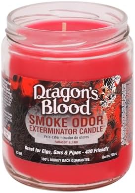 Vela Aromática de 13oz Smoke Odor Exterminator, Sangre de Dragón - imagen 1