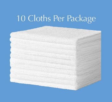 Toallitas de limpieza reutilizables Skura Style WIPE ENVY™ sin pelusa – 10 piezas, color blanco - imagen 3