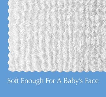 Toallitas de limpieza reutilizables Skura Style WIPE ENVY™ sin pelusa – 10 piezas, color blanco - imagen 5