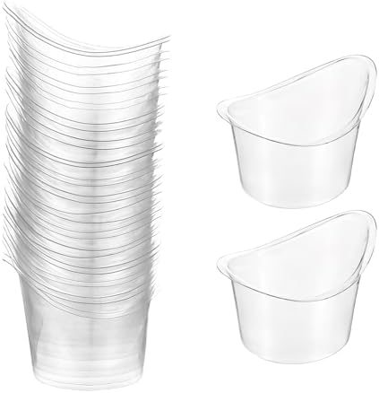 Kit de 40 piezas de tazas desechables para lavado ocular de 5 ml, copa portátil de plástico para enjuagar ojos, herramienta de limpieza para alivio - imagen 1