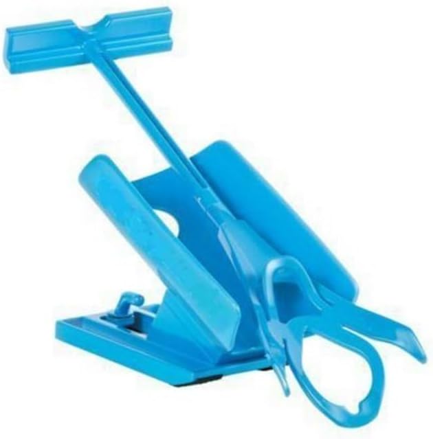 Kit Ayuda para Poner Calcetines LYHJN - Sistema Sin Esfuerzo, Ideal para Embarazo y Lesiones, Color Azul - imagen 1