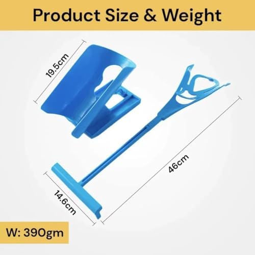 Kit Ayuda para Poner Calcetines LYHJN - Sistema Sin Esfuerzo, Ideal para Embarazo y Lesiones, Color Azul - imagen 6