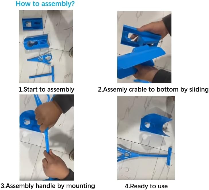 Kit Ayuda para Poner Calcetines LYHJN - Sistema Sin Esfuerzo, Ideal para Embarazo y Lesiones, Color Azul - imagen 7