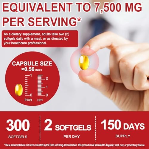 LTQXGT Suplemento de Ajo en Softgels 300 Contenido 2 Paquetes – Control de Olor – Soporte Herbal Tradicional – Cápsulas Suaves Fáciles de Tragar – - imagen 3