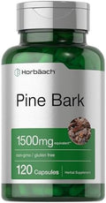 Cápsulas de Extracto de Corteza de Pino Horbäach | 120 Unidades | Sin OGM y Sin Gluten - imagen 1