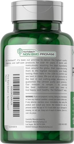 Cápsulas de Extracto de Corteza de Pino Horbäach | 120 Unidades | Sin OGM y Sin Gluten - imagen 3