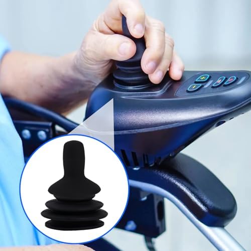 Tapa de Joystick para Silla de Ruedas 4 Pcs, Controlador Negro, Accesorios para Sillas de Ruedas, Cubierta de Botón para Scooter Eléctrico - imagen 5