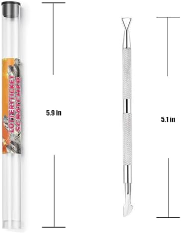 Herramienta Raspadora de Boletos de Lotería Nitaru, 2 Raspadores + 1 Soporte para Boletos, Ideal para Raspar Stickers de Lotería - imagen 2
