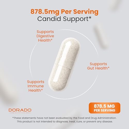 Suplemento Detox Candida Cleanse (60 cápsulas) Avanzado con Probióticos y Extractos Herbales 11 en 1, No GMO, Sin Gluten, Hecho en EE. UU. - imagen 4