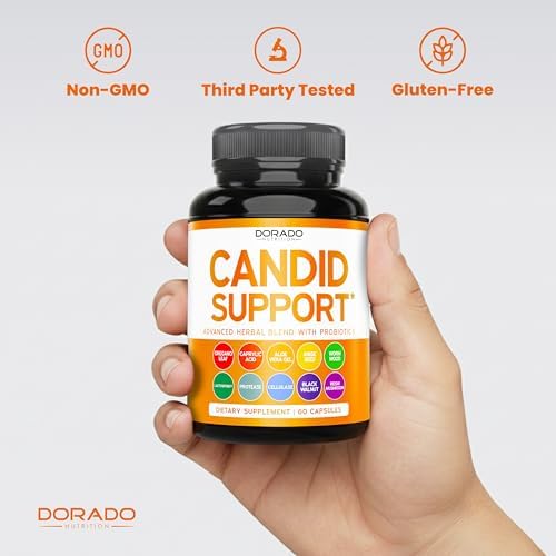 Suplemento Detox Candida Cleanse (60 cápsulas) Avanzado con Probióticos y Extractos Herbales 11 en 1, No GMO, Sin Gluten, Hecho en EE. UU. - imagen 7