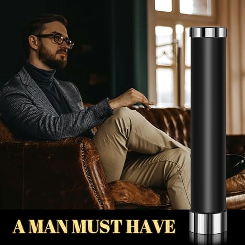Tubo para Cigarros Wanbro con Humidor, A Prueba de Olores, Portátil, Estuche de Viaje con Humidificador, Regalo para Hombres (15 cm y 60 anillos) - imagen 6