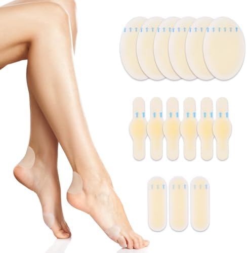Vendaje Hidrocoloide BLHLA de 15 piezas para ampollas en pies y dedos, impermeable y con fuerte adherencia, ideal para prevención y recuperación. - imagen 1