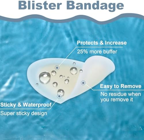 Vendaje Hidrocoloide BLHLA de 15 piezas para ampollas en pies y dedos, impermeable y con fuerte adherencia, ideal para prevención y recuperación. - imagen 3
