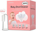EASICUTI Set de 62 Piezas Limpiador de Lengua para Bebés, Cepillo de Dientes para Recién Nacidos, Cepillo Desechable y Stick de Limpieza Dental para - imagen 1